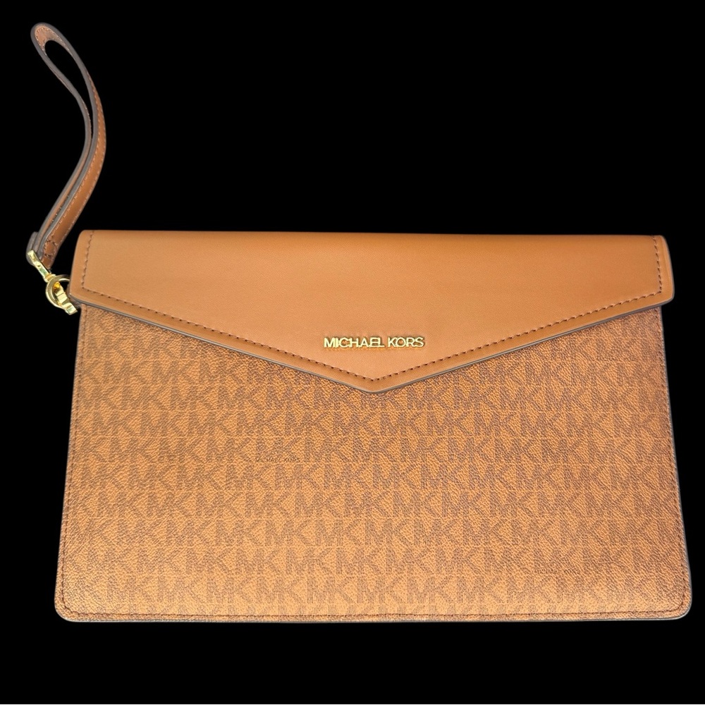 Michael Kors large envelope clutch